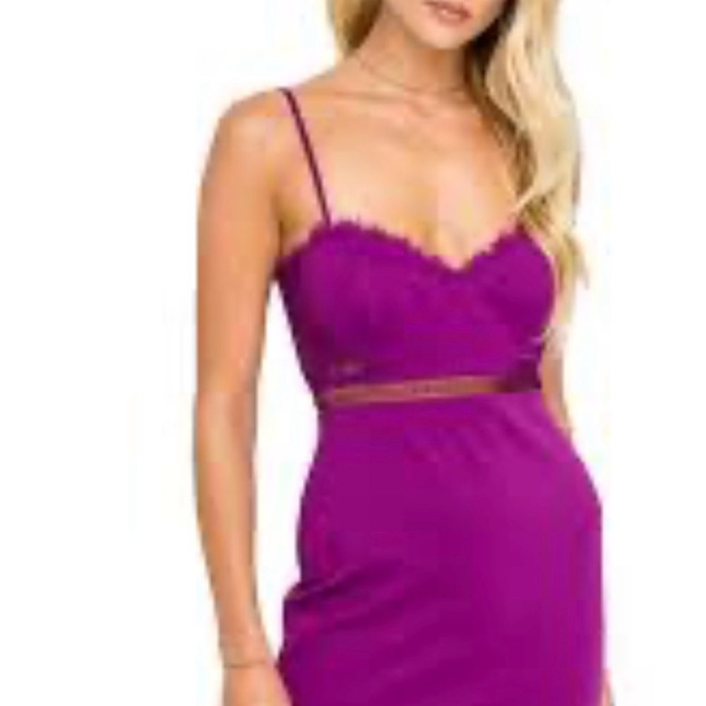 NWT ASTR The Label Lace Trim Dress, Small